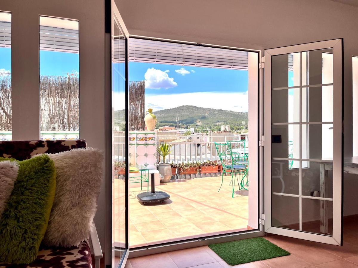 Atico Con Vistas En L'Olleria Apartment Bagian luar foto